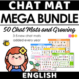 English Chat Mat Mega Bundle - 50 English Chat Mats - Grow