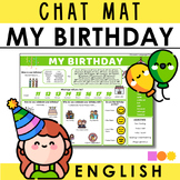English Chat Mat - My Birthday - English as a Second Langu
