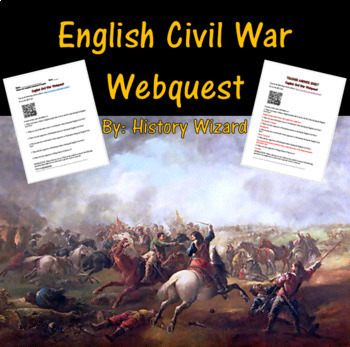 Preview of English Civil War Webquest