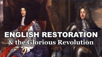 Preview of English Civil War and Glorious Revolution PowerPoints
