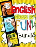 English Class is Fun Bundle! Ela Grades 7-12: Lessons, Vid