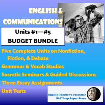 Preview of English & Communications Course Bundle: Units 1, 2, 3, 4, & 5