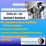 English & Communications Course Bundle: Units 1, 2, 3, 4, & 5