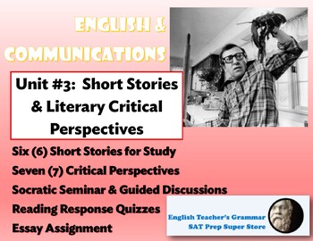 Preview of English & Communications Course: Unit 3: Short Stories & Critical Theories