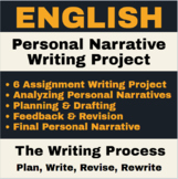 English  |  Complete Unit: Writing Process & Personal Narr