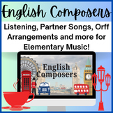 English Composers Lesson Plan and Partner Songs for Elemen
