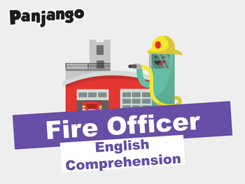 Preview of English Comprehension - A Career as a Firefighter