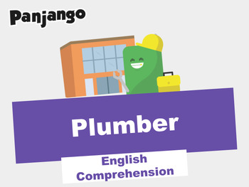 Preview of English Comprehension - A Career as a Plumber