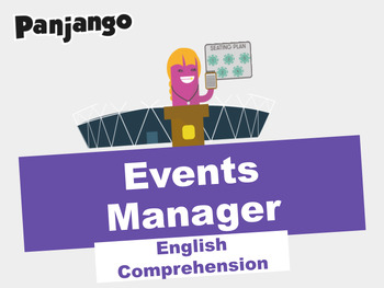 Preview of English Comprehension - A Career as an Event Manager