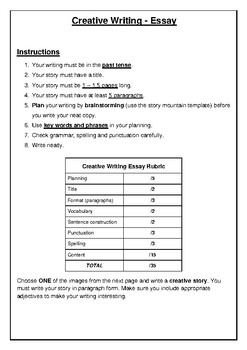 english creative writing