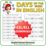 English Days of the Week - ESL Dominoes