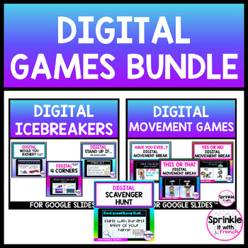 Preview of Digital Games Bundle