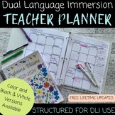English Dual Language Immersion Planner 2023-2024 Printable