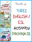 English ESL/EFL Animal-Themed Activity Bundle!! - Jungle, 