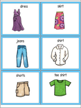 English Language Word Flash Cards with Pictures ESL / Posters / Charts ...