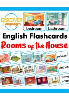 Rooms in a House – ESL Flashcards