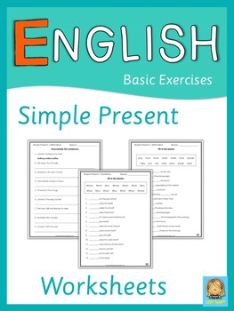 Preview of ESL Simple Present Worksheets