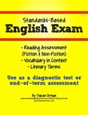 Common Core English Exam Reading and Vocabulary Assessment