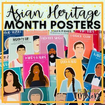 Preview of English & French Asian Heritage Month Posters - French Posters