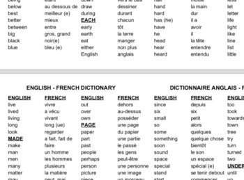 French to english