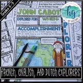 English, French, and Dutch Explorer Doodle Notes and Digit