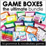 English Games Bundle - Parts of Speech, Verbs, Nouns, Prep