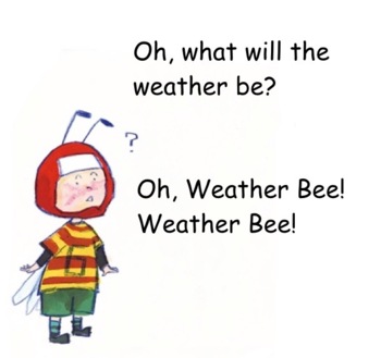 Preview of English Garden - Oh, Weather Bee! Sing and Repeat audio mp3