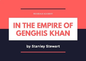 Preview of English  ~ Genghis Khan Questions and Answers