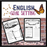 English Goal Setting for Short Story, Poetry, Narrative w/