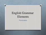 English Grammar Elements Punctuation