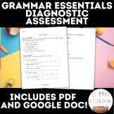 English Grammar Essentials Diagnostic Assessment | Printab