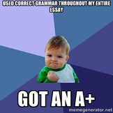 English Grammar Memes: Printables  and Classroom Decor