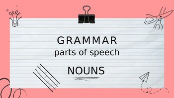 Preview of English Grammar Nouns Presentation