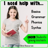 English Grammar Worksheets and Activities - ESL Newcomer BUNDLE