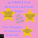 ULTIMATE ELA Reference and Cheat Sheet