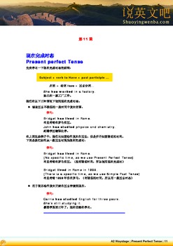 Preview of English Grammar for Chinese Students (Intermediate - Part 2)