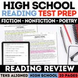 High School Reading Comprehension Passages & Question STAA