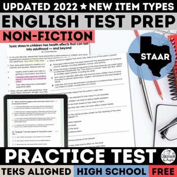 Non-fiction English test prep for High School