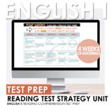 English I Reading Test Prep Strategy: Four Week Unit