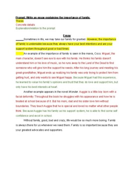 staar essay examples english 1