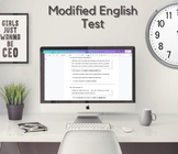 English I Semester Exam for MODIFIED/RESOURCE/FUNDAMENTALS