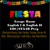 English I and English II Test-Prep Fiesta Escape Room