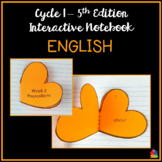 English Interactive Notebook (Classical Conversations Cycl