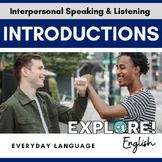 English | Introductions & Greetings: EDITABLE Engaging, Lo