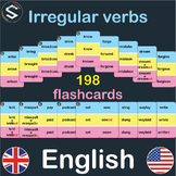 English Irregular Verbs conjugation flashcards | past and 