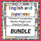 English/Japanese *Photo* Vocabulary, Review Pages, and Pra