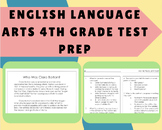 English Language Arts 4th Grade Test Prep With 7 Reading Passages