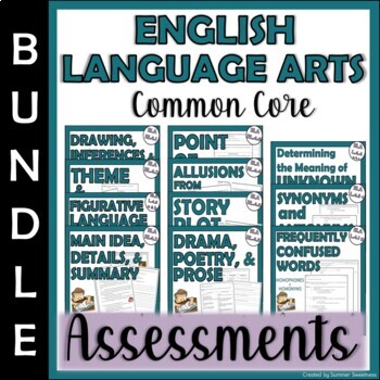 Preview of English Language Arts Assessments BUNDLE
