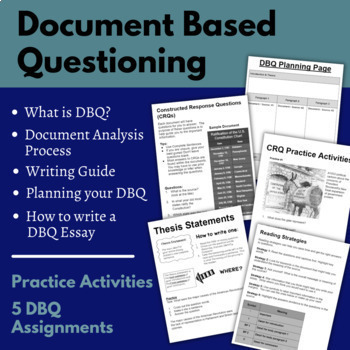 Preview of English Language Arts | Document Based Questioning - Complete Packet