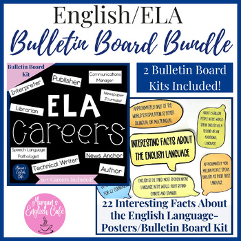 Preview of English Language Arts/ELA Bulletin Board Kit Bundle- English Classroom Decor